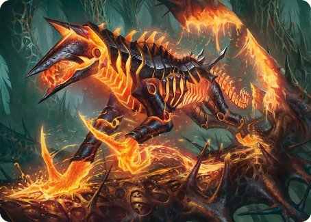 Kuldotha Cackler Art Card [Phyrexia: All Will Be One Art Series] | Gate City Games LLC