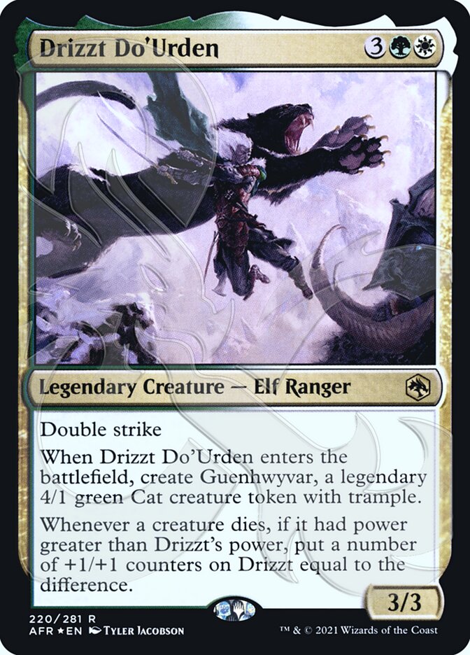 Drizzt Do'Urden (Ampersand Promo) [Dungeons & Dragons: Adventures in the Forgotten Realms Promos] | Gate City Games LLC