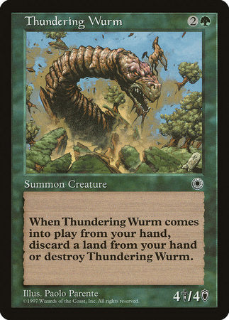 Thundering Wurm [Portal] | Gate City Games LLC