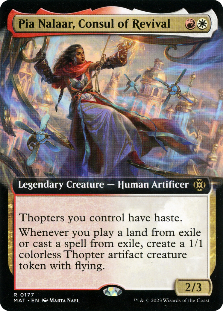 Pia Nalaar, Consul of Revival (Extended Art) [March of the Machine: The Aftermath] | Gate City Games LLC