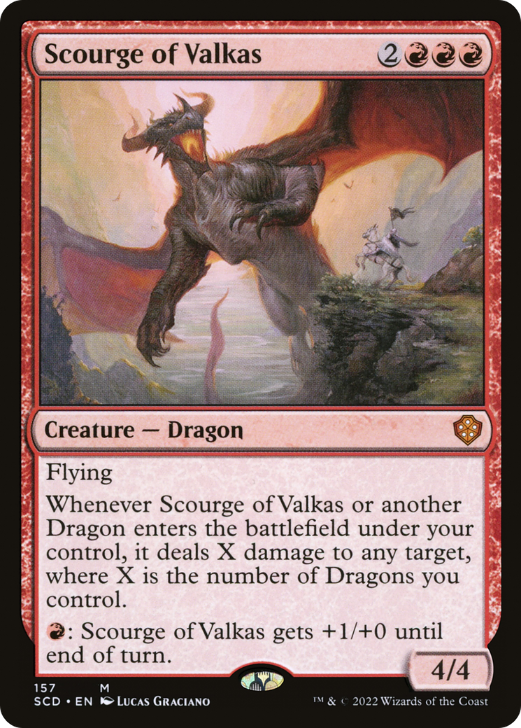 Scourge of Valkas [Starter Commander Decks] | Gate City Games LLC