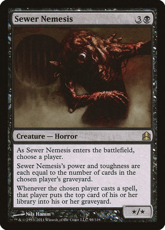 Sewer Nemesis [Commander 2011] | Gate City Games LLC