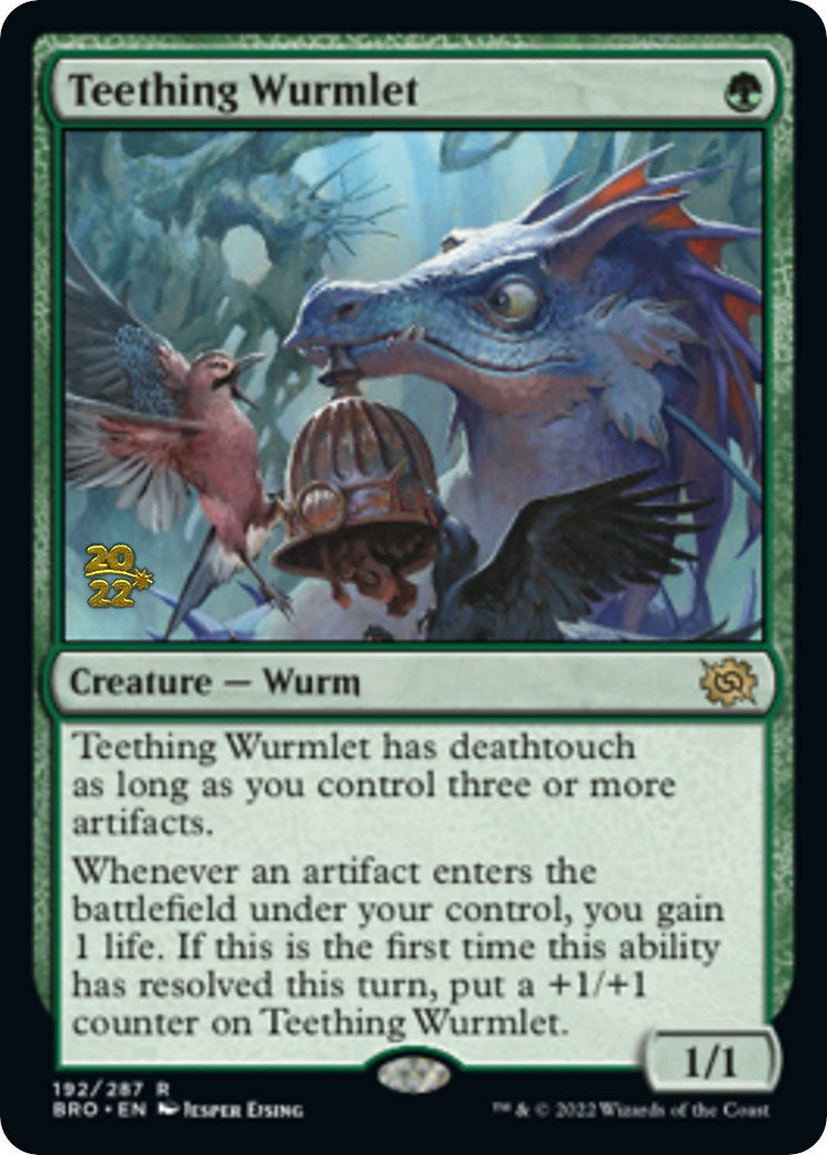 Teething Wurmlet [The Brothers' War: Prerelease Promos] | Gate City Games LLC