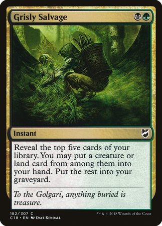 Grisly Salvage [Commander 2018] | Gate City Games LLC