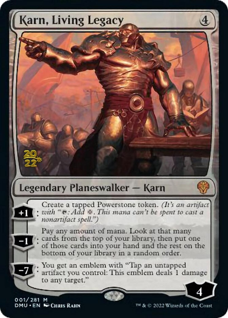 Karn, Living Legacy [Dominaria United Prerelease Promos] | Gate City Games LLC