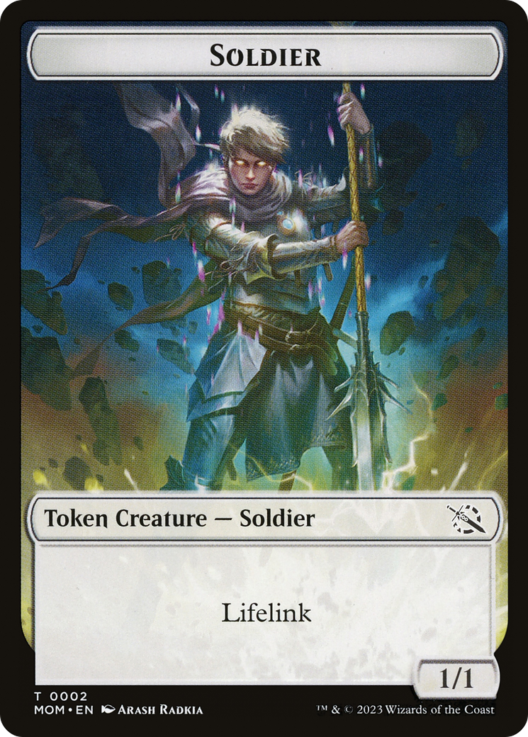 Soldier // Kraken Double-Sided Token [March of the Machine Tokens] | Gate City Games LLC