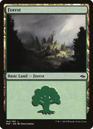 Forest (184) [Fate Reforged] | Gate City Games LLC