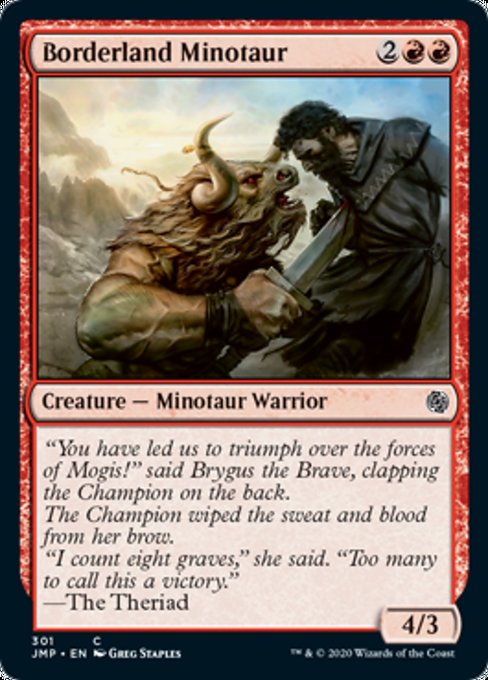 Borderland Minotaur [Jumpstart] | Gate City Games LLC