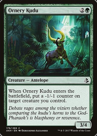 Ornery Kudu [Amonkhet] | Gate City Games LLC