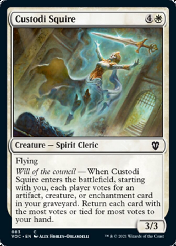 Custodi Squire [Innistrad: Crimson Vow Commander] | Gate City Games LLC