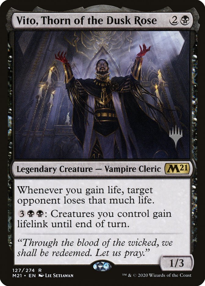 Vito, Thorn of the Dusk Rose (Promo Pack) [Core Set 2021 Promos] | Gate City Games LLC