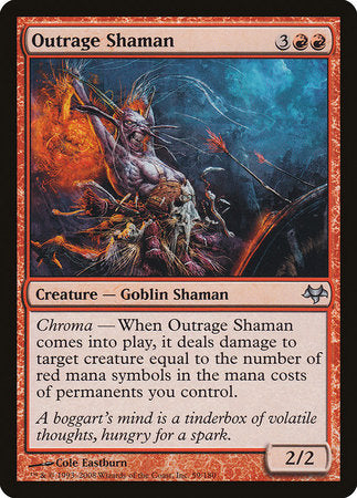 Outrage Shaman [Eventide] | Gate City Games LLC