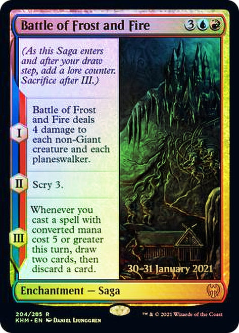 Battle of Frost and Fire [Kaldheim Prerelease Promos] | Gate City Games LLC