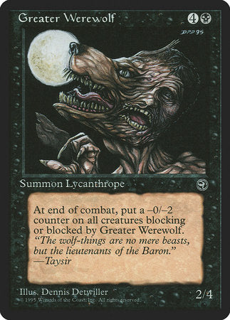 Greater Werewolf [Homelands] | Gate City Games LLC
