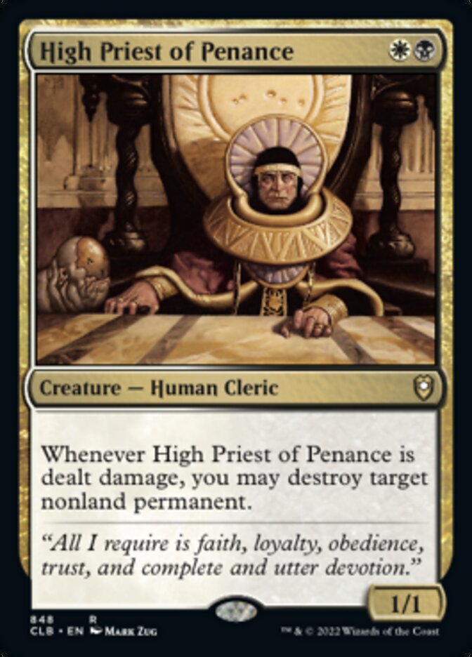 High Priest of Penance [Commander Legends: Battle for Baldur's Gate] | Gate City Games LLC