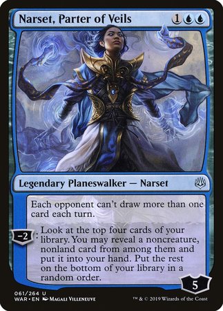 Narset, Parter of Veils [War of the Spark] | Gate City Games LLC