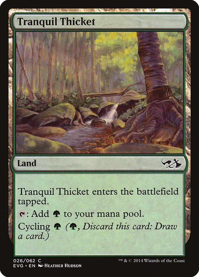 Tranquil Thicket (Elves vs. Goblins) [Duel Decks Anthology] | Gate City Games LLC