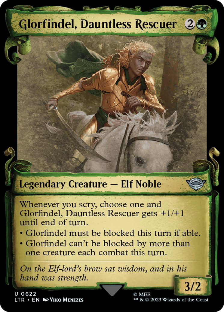 Glorfindel, Dauntless Rescuer [The Lord of the Rings: Tales of Middle-Earth Showcase Scrolls] | Gate City Games LLC