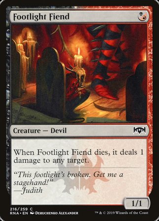 Footlight Fiend [Ravnica Allegiance] | Gate City Games LLC