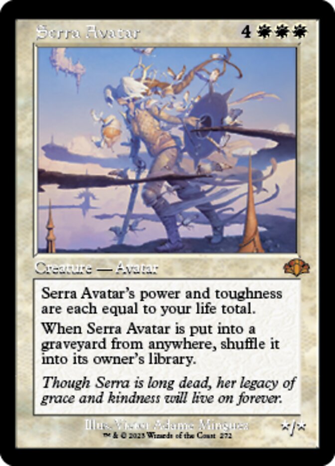 Serra Avatar (Retro) [Dominaria Remastered] | Gate City Games LLC