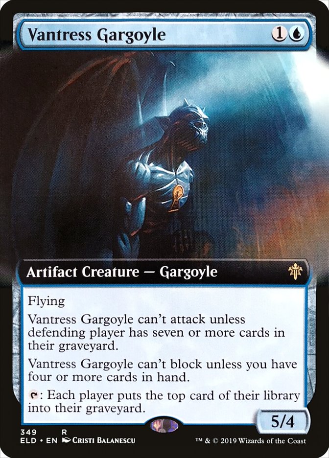 Vantress Gargoyle (Extended Art) [Throne of Eldraine] | Gate City Games LLC