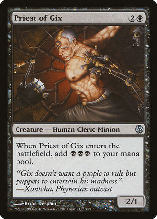 Priest of Gix [Duel Decks: Phyrexia vs. the Coalition] | Gate City Games LLC