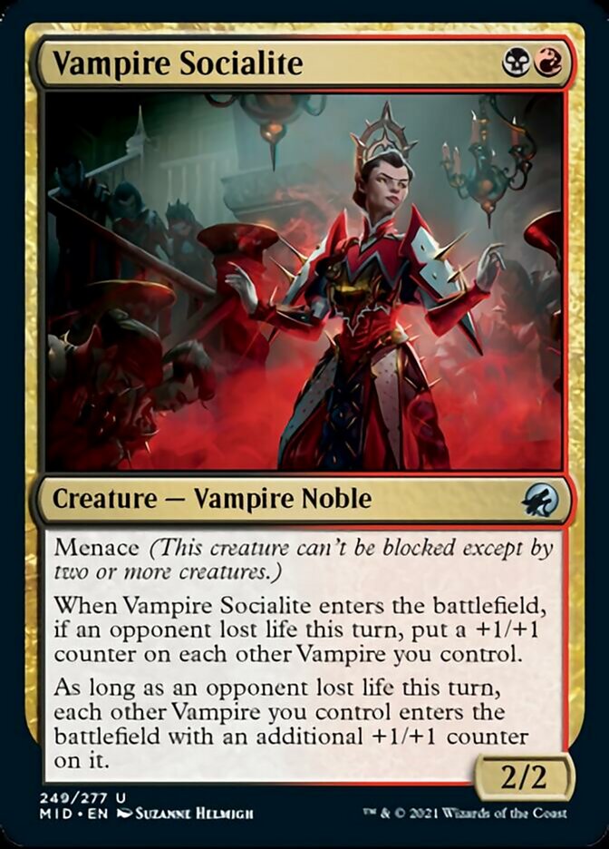 Vampire Socialite [Innistrad: Midnight Hunt] | Gate City Games LLC