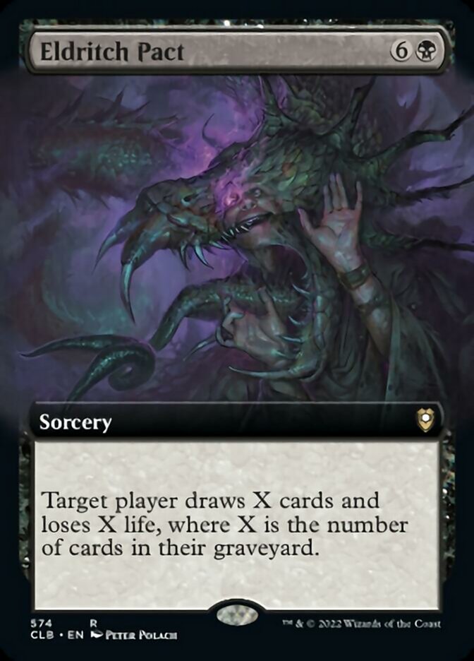 Eldritch Pact (Extended Art) [Commander Legends: Battle for Baldur's Gate] | Gate City Games LLC