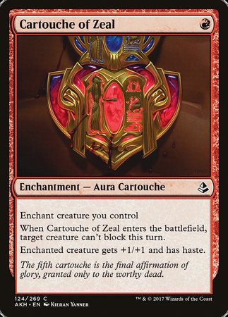 Cartouche of Zeal [Amonkhet] | Gate City Games LLC