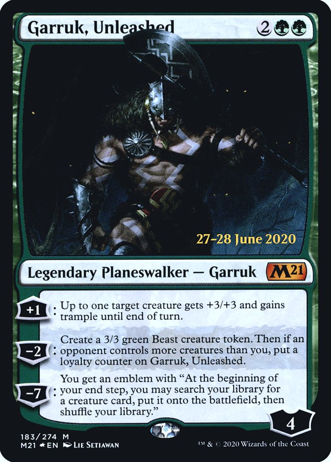 Garruk, Unleashed  [Core Set 2021 Prerelease Promos] | Gate City Games LLC