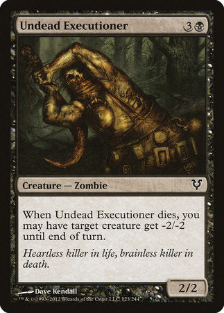 Undead Executioner [Avacyn Restored] | Gate City Games LLC