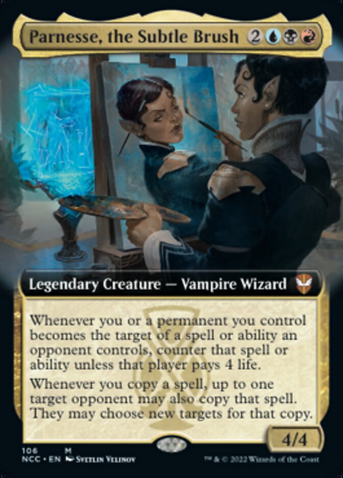 Parnesse, the Subtle Brush (Extended Art) [Streets of New Capenna Commander] | Gate City Games LLC