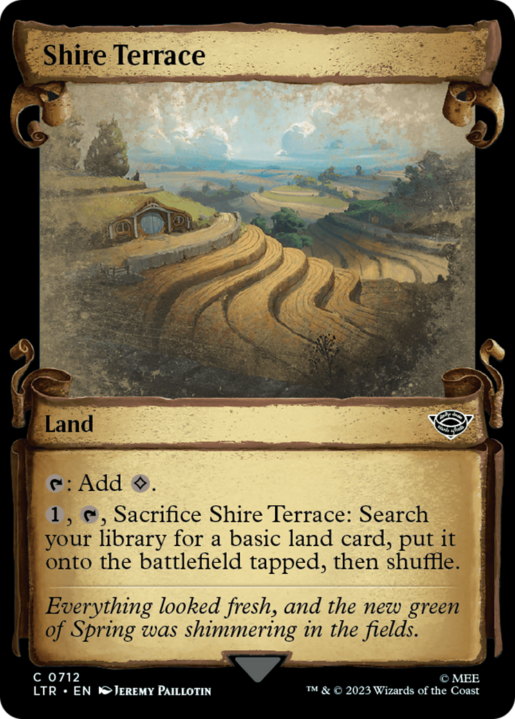 Shire Terrace [The Lord of the Rings: Tales of Middle-Earth Showcase Scrolls] | Gate City Games LLC