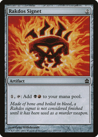 Rakdos Signet [Commander 2011] | Gate City Games LLC