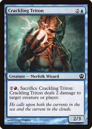 Crackling Triton [Theros] | Gate City Games LLC