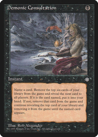 Demonic Consultation [Ice Age] | Gate City Games LLC