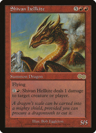 Shivan Hellkite [Urza's Saga] | Gate City Games LLC