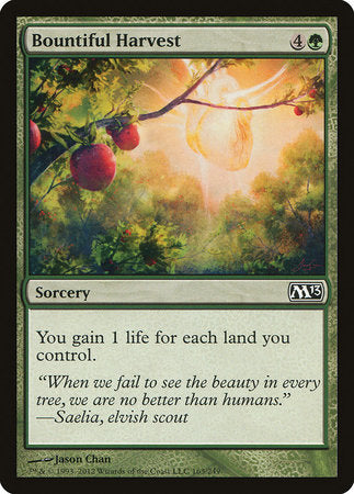 Bountiful Harvest [Magic 2013] | Gate City Games LLC
