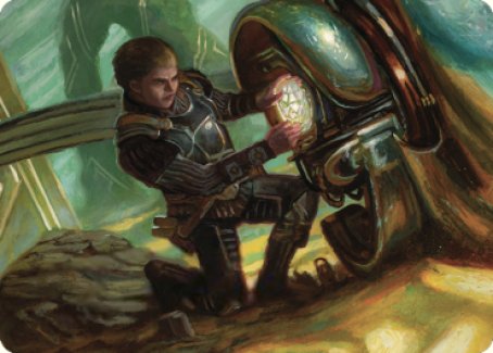 Urza, Powerstone Prodigy Art Card [The Brothers' War Art Series] | Gate City Games LLC