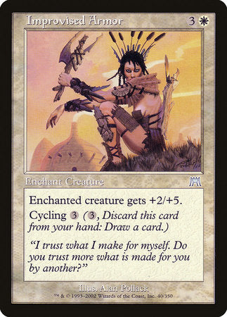 Improvised Armor [Onslaught] | Gate City Games LLC