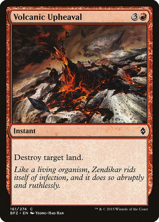 Volcanic Upheaval [Battle for Zendikar] | Gate City Games LLC