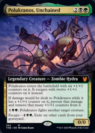Polukranos, Unchained (Extended Art) [Theros Beyond Death] | Gate City Games LLC