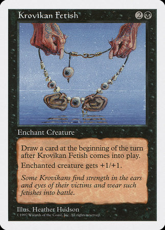 Krovikan Fetish [Fifth Edition] | Gate City Games LLC