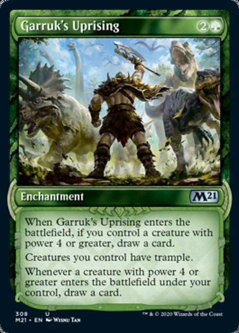 Garruk's Uprising (Showcase) [Core Set 2021] | Gate City Games LLC