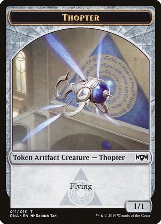 Thopter Token [Ravnica Allegiance Tokens] | Gate City Games LLC