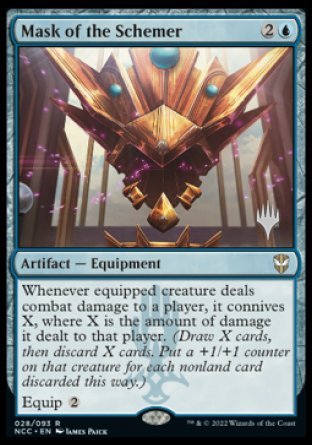 Mask of the Schemer (Promo Pack) [Streets of New Capenna Commander Promos] | Gate City Games LLC