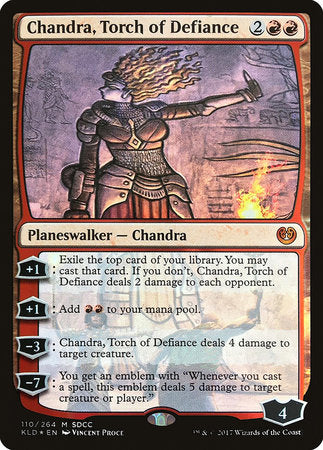 Chandra, Torch of Defiance (SDCC 2017 EXCLUSIVE) [San Diego Comic-Con 2017] | Gate City Games LLC