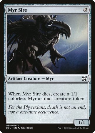 Myr Sire [Duel Decks: Elves vs. Inventors] | Gate City Games LLC