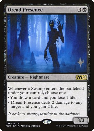 Dread Presence [Core Set 2020 Promos] | Gate City Games LLC