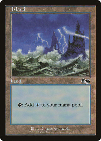 Island (335) [Urza's Saga] | Gate City Games LLC